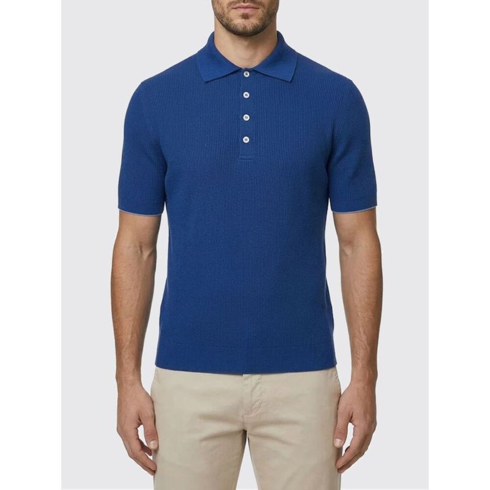Brunello Cucinelli Polo Shirt Men Grey